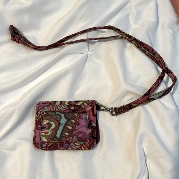 Vera Bradley Lanyard Wallet - Picture 1 of 2